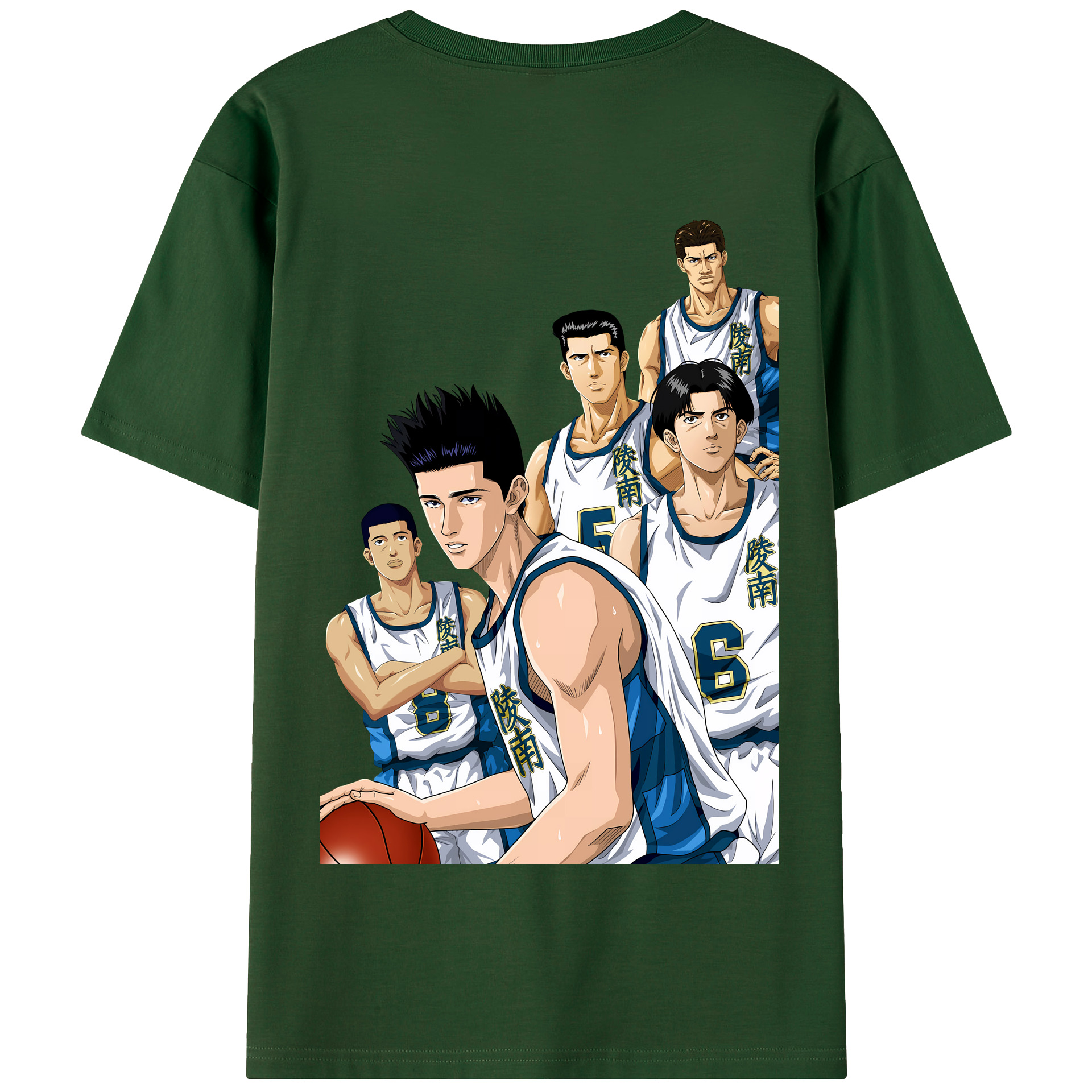 SLAM DUNK／スラムダンク 綿100％半袖Tシャツ（背面プリント）